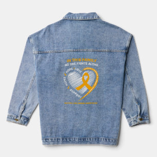 Women Kids Support Ms Gifts Multiple Sclerosis Awa Denim Jacket