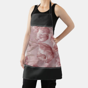 Women Kitchen Cute Flowers Cooking Baking BBQ Work Apron