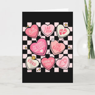 Women Labor And Delivery Nurse Hearts Candy Valent Card