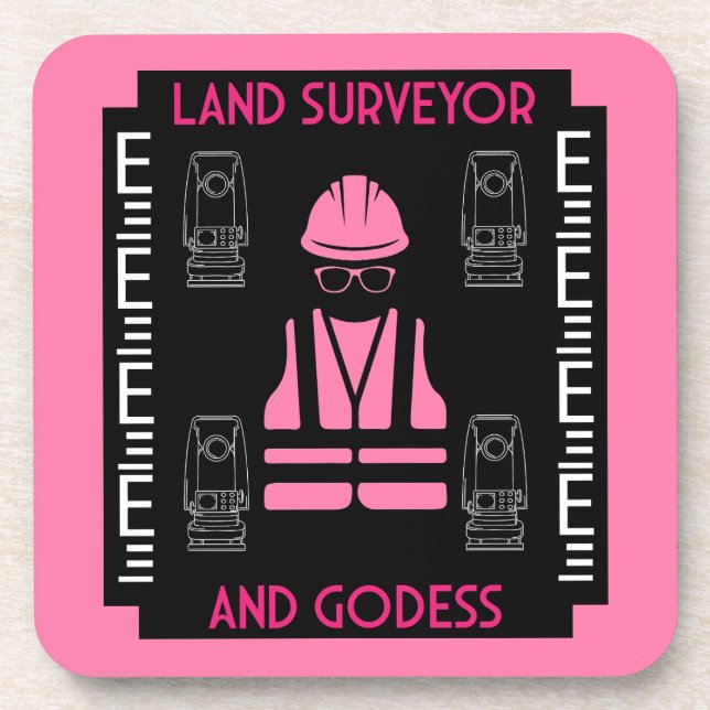 Women land surveyors coaster (Front)