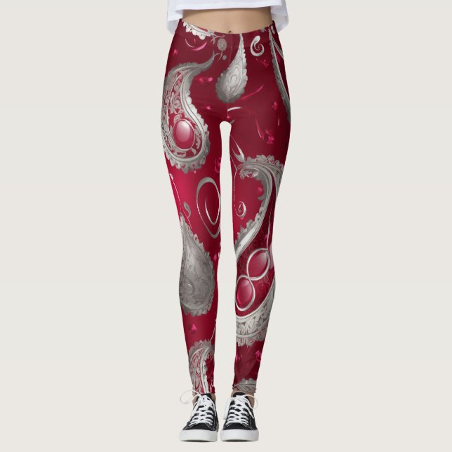 WOMEN LEGGINGS PRINTED DESIGN (Front)