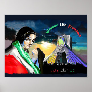 Women Life Freedom Poster Paper (Matte)