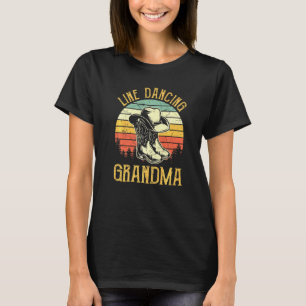 Women Line Dance Grandma T Dancing Dancer Country T-Shirt
