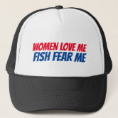 Women Want Me Fish Fear Me Baseball Cap, Funny Bahrain