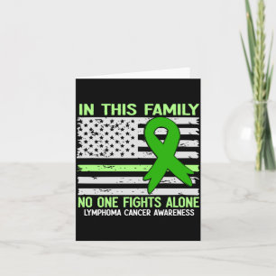 Women Lymphoma Cancer Flag Usa Lymphoma Cancer Card