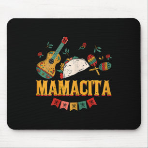 Women Mamacita Mexico Mom Cinco De Mayo Mouse Pad