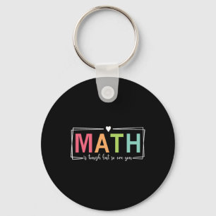 Women Math Is Tough But So Are You Math Teacher Ma Keychain