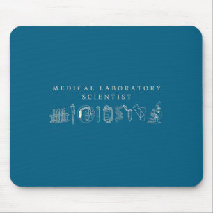 Women medical technologist laboratory scientist ml mouse pad