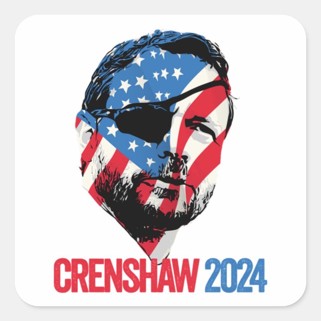 Women Men Dan Crenshaw 2024 Hold These Truths Clas Square Sticker (Front)