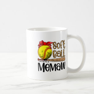 Women Mothers Day Softll Memaw Leopard  Coffee Mug