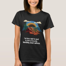 Women Mountain Eclipse Radiance Humour Celestial
