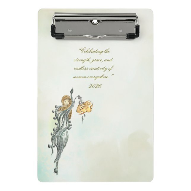 Women: Nature’s Quiet Power,Notbook Mini Clipboard (Front)