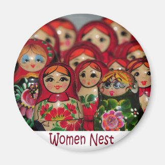 Women Nest, Russian Nesting Dolls Magnet