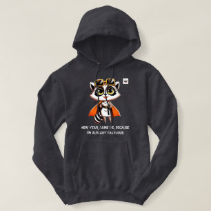 Women New Year, Same Me dark Hoodie