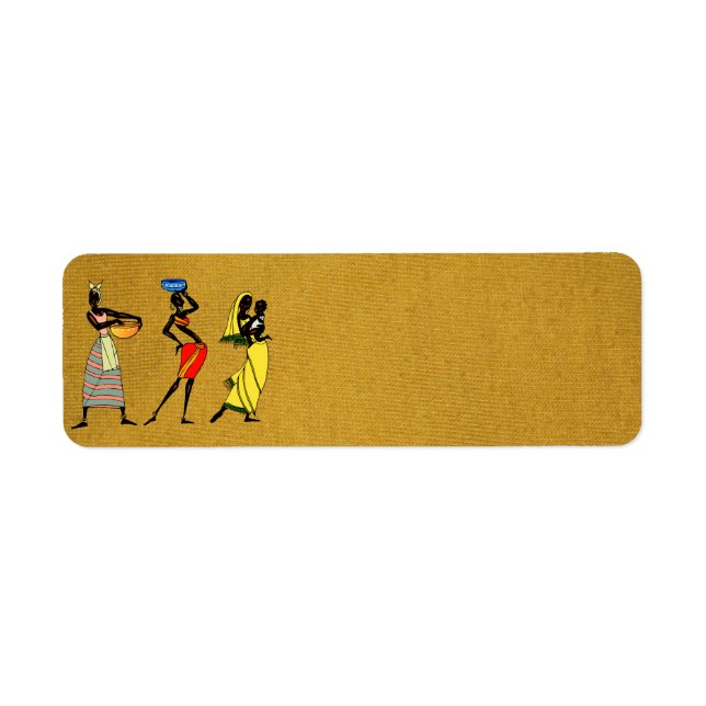 Women of Africa Return Adresse Label (Devant)