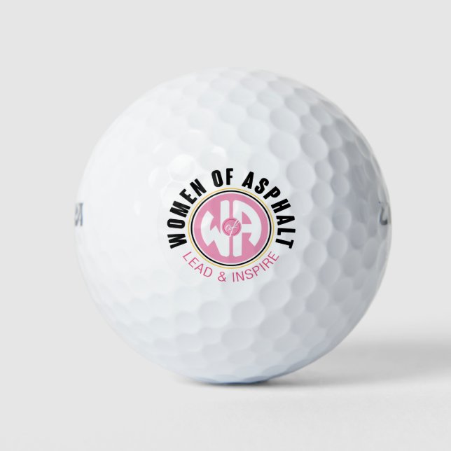 Women of Asphalt Golf Balls (Front)