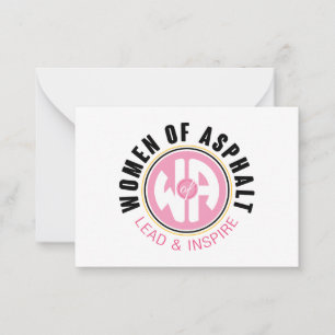 Women of Asphalt Note Card