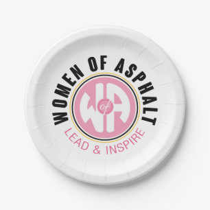 Women of Asphalt Paper Plate