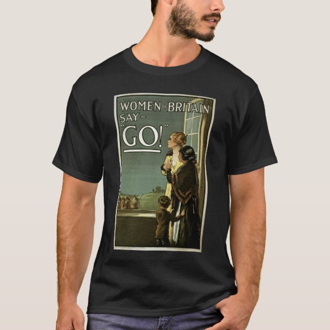 Women of Britain Say GO! T-Shirt (Front)