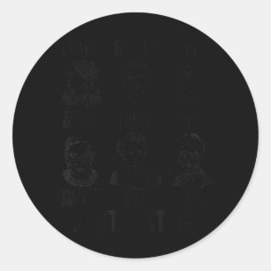 Women of the World Ally strong Women's day Feminis Classic Round Sticker