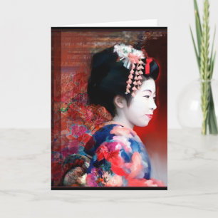 Women of the world: Geisha notecard