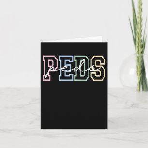 Women Peds Clic Nurse Pediatric Professionals Nurs Card