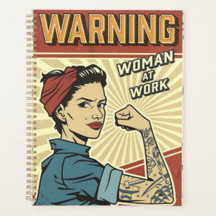 Women planner vintage and retro