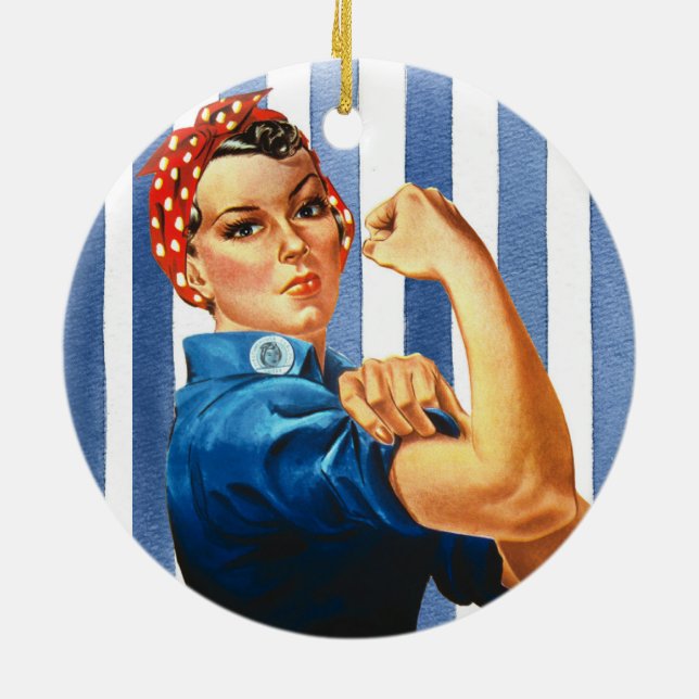 Women Power Ceramic Ornament (Back)