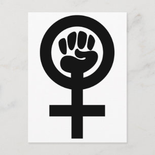 Women Power Symbol Postcard