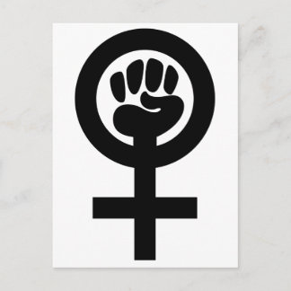 Women Power Symbol Postcard