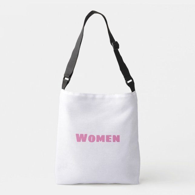 Women Printed Text-Handbags Lovely Looking Beauty Crossbody Bag (Back)