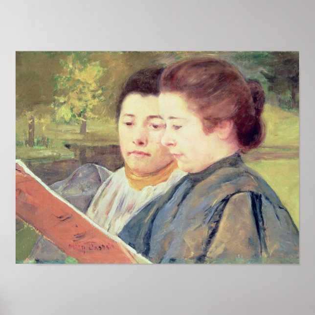 Women Reading Poster (Front)