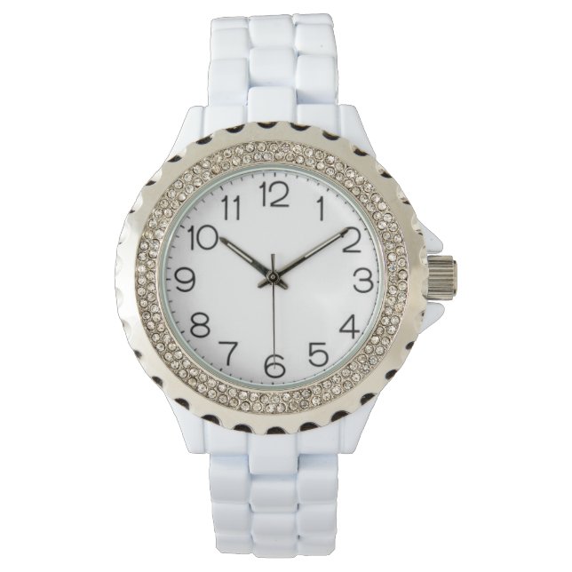 Women Rhinestone Watch  (Front)