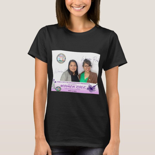WOMEN ROCK  T-Shirt (Front)