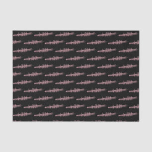 Women Rowing Rowers Crew Team Water Sports Pink Ti Tissue Paper