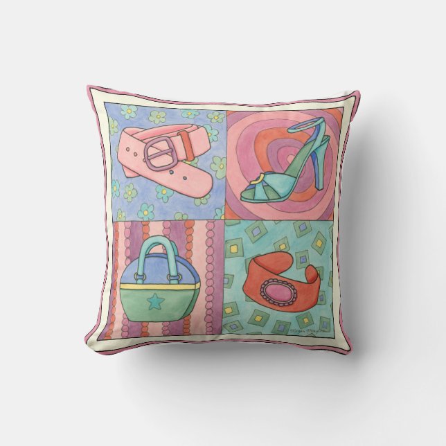 Women’s Accessories by Chariklia Zarris Throw Pillow (Front)