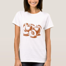 Women’s Aesthetic Peach Botanical T-Shirt