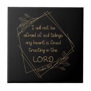 Women’s Christian Verse: I Will Not Be Afraid Tile
