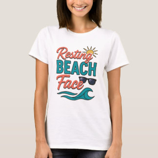 Women’s Fun Beach Vibes T- shirt/ Top