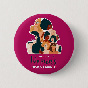 Women’s History Month 2026 2 Inch Round Button