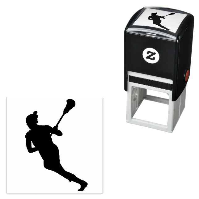 Women’s Lacrosse Self-inking Stamp (In Situ)