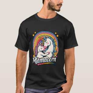 Women s Mamacorn Funny Unicorn Lover Mother s Day T-Shirt