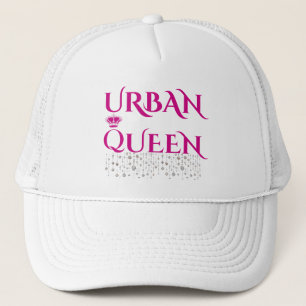 WOMEN’S PINK RARE DIAMOND URBAN CROWN  FOAM TRUCKER HAT
