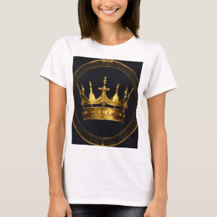 Women’s Queen Logo T-Shirt Royal Crown Design Te