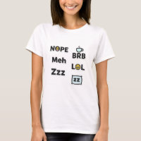 Women’s T-Shirt – Fun Internet Slang & Emoji Words