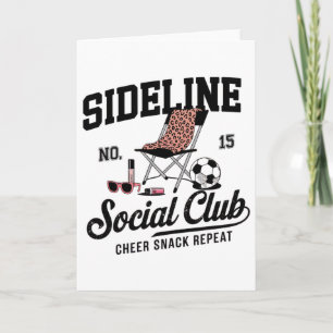 Women Sideline Social Club Soccer Mom Game Day _2  Card