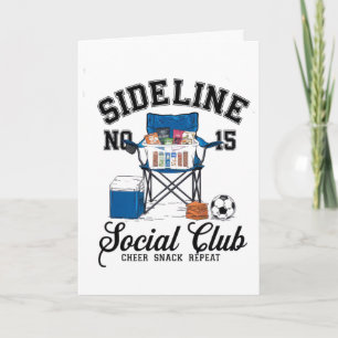 Women Sideline Social Club Soccer Mom Game Day _3 Card