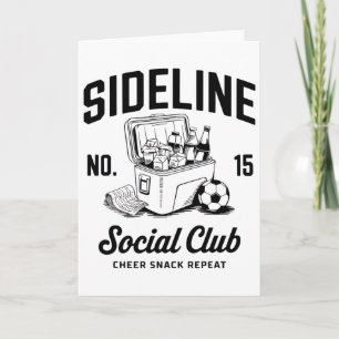 Women Sideline Social Club Soccer Mom Game Day _4  Card