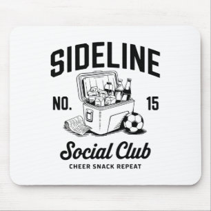 Women Sideline Social Club Soccer Mom Game Day _4  Mouse Pad