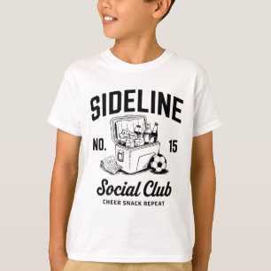 Women Sideline Social Club Soccer Mom Game Day _4 T-Shirt